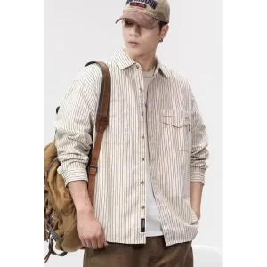 loose long-sleeved shirt