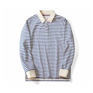 striped polo shirt