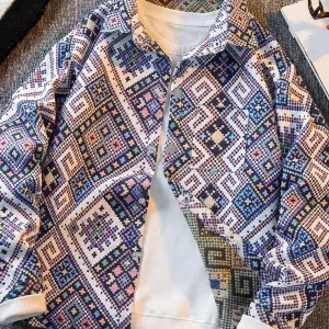 Men's lapel jacket